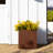 Corten Steel Series Cube Planter Box-20733627