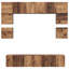 TV Cabinet Set 8 Pcs 80 X 30 X 30 Cm Engineered Wood-1095757581