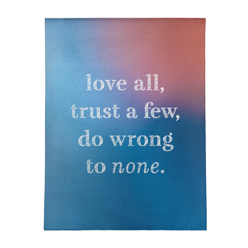Quotes Chenille Indoor Rug, Rectangle 9' x 12'