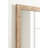 Rectangle Pieced Wood Bathroom Mirror