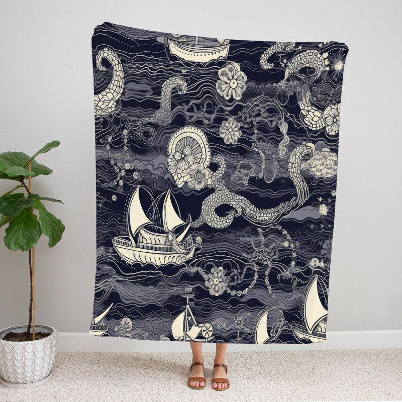 Throw Blanket, 60" L x 51" W