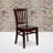 Orlison Vertical Slat Back Wooden Restaurant Chair-17283574-133938423