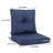Outdoor Deep Seat Cushions For Patio Furniture, Waterproof Replacement Patio Chair Cushions Set Of 2, 24 X 24 X 4 Inch-1872257675