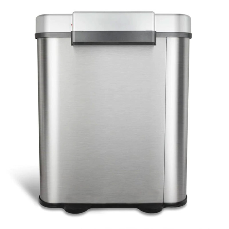 Steel Open Trash Can - 18.5 Gallons