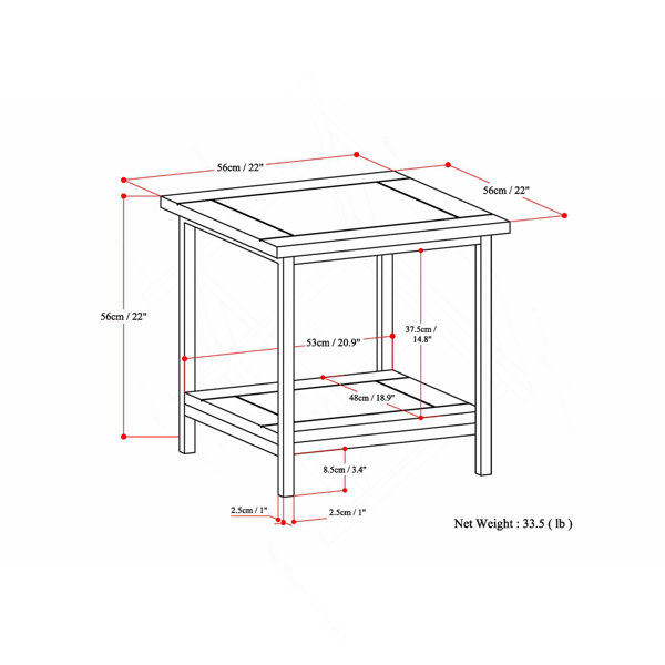 Dimensions du produit