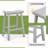 Counter Stool with Solid Wood Frame-522626059