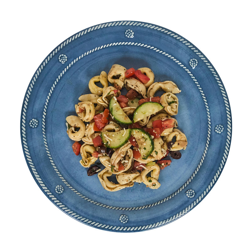 Berry & Thread Melamine Dinner Plate, Ocean