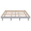 Structure de lit plateforme moderne flottante, fabrication en bois robuste, assemblage facile, aucun sommier tapissier requis, couleur-1123129348-1123129407