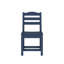 Ensemble de 2 chaises d'extérieur bleu marine: PEHD solide et résistant aux intempéries-1399699364