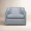 Fauteuil pivotant en cuir Marietta-1578027224