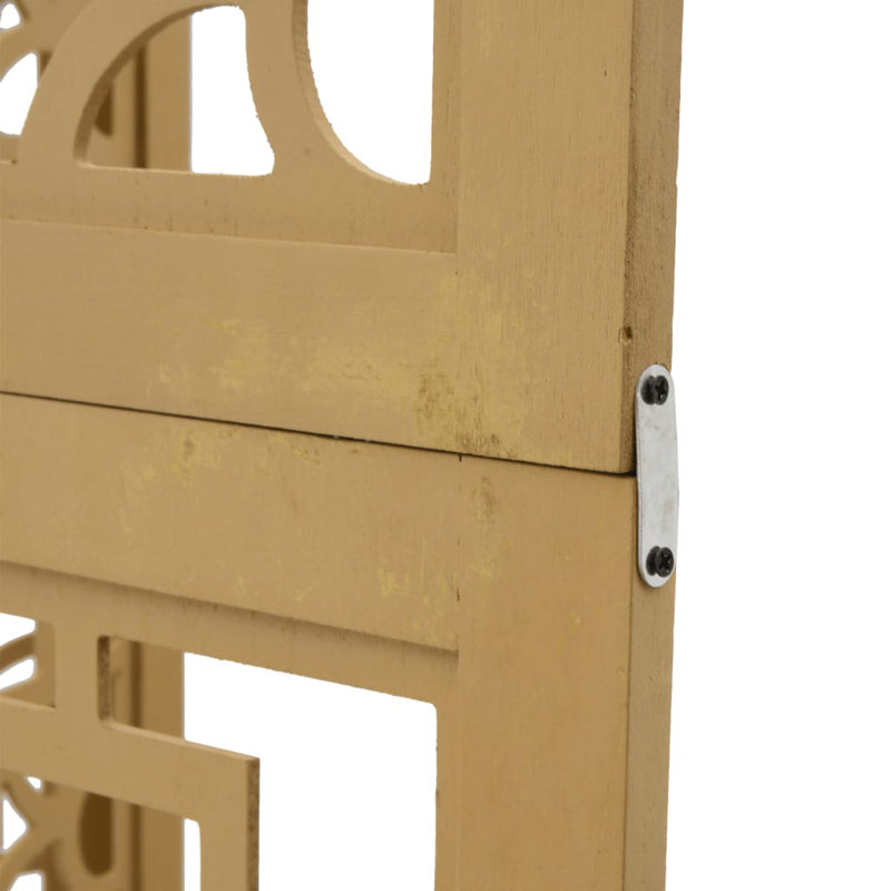 Chassidi Solid Wood Accent Room Divider, 200cm H x 215cm W