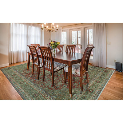 Tapis rouille finement vieilli Kaymarie