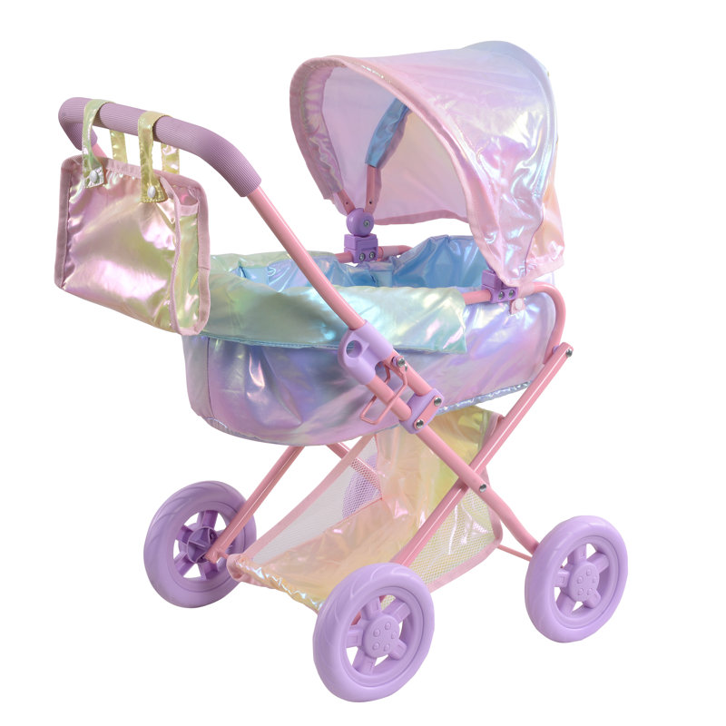 Olivia's Little World Buggy-Style Doll Stroller, Purple
