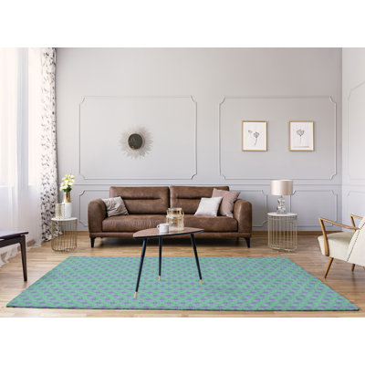 Chenille Geometric Indoor Rug