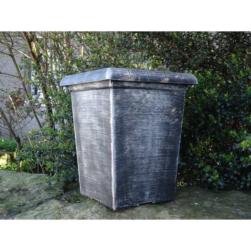 Pot Planter, Antique Silver