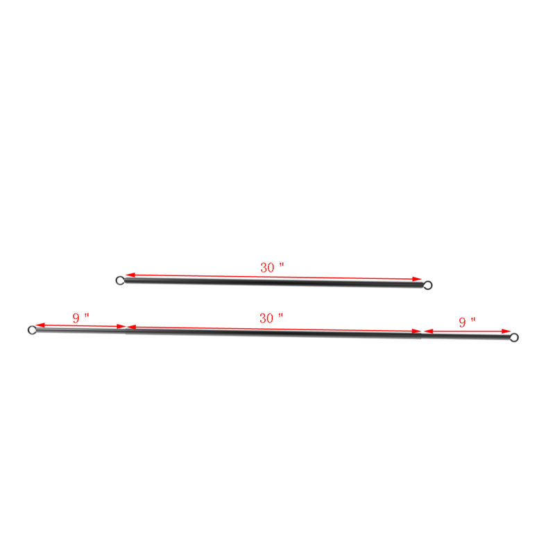 Tringle à rideaux réglable en tension légère en métal de 30 à 48 po Project Source