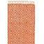 Tapis en jute tissé à la main à motif de fibres naturelles Desai-24290819