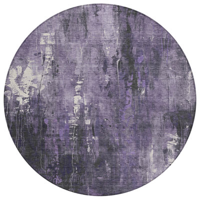Tapis mauve intérieur / extérieur lavable à la machine Cinead ACN1683