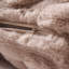 Ruched Rabbit Plush Solid Color Classic Modern Chic Euro Pillow with Down Insert 27x27 inch-910598454