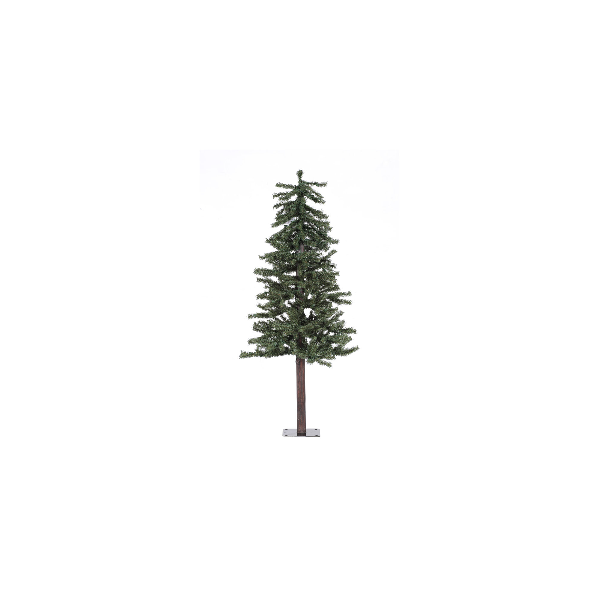 Wingrove Natural Alpine Artificial Christmas Tree, Not Pre-Lit, 4'