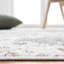 Tapis floral ivoire / gris-448701366