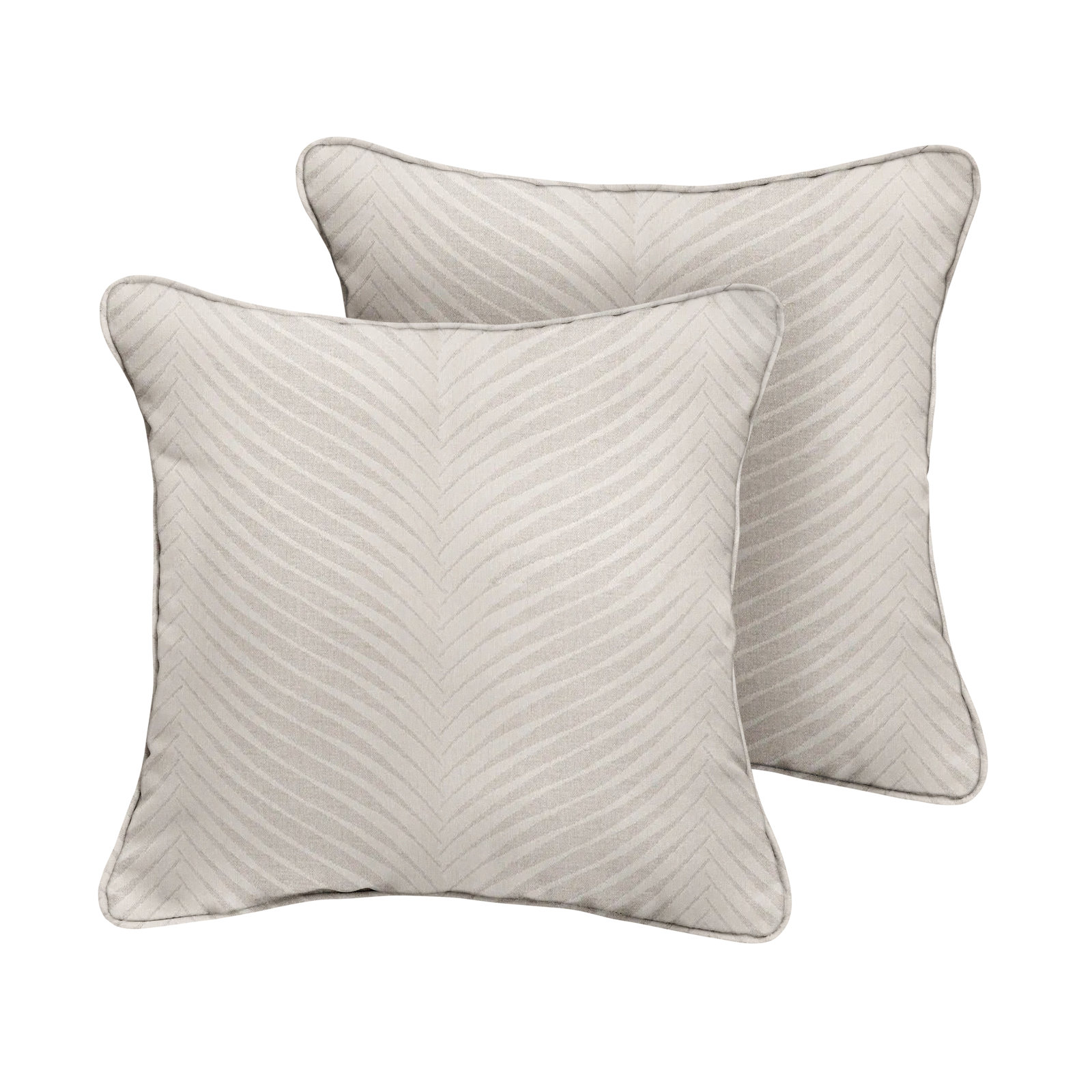Adeli Sunbrella® Throw Pillow, 20" x 20", Natural