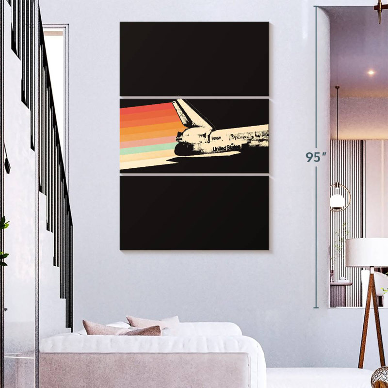 Oberle Spaceship Rainbow, 74" H x 48" W