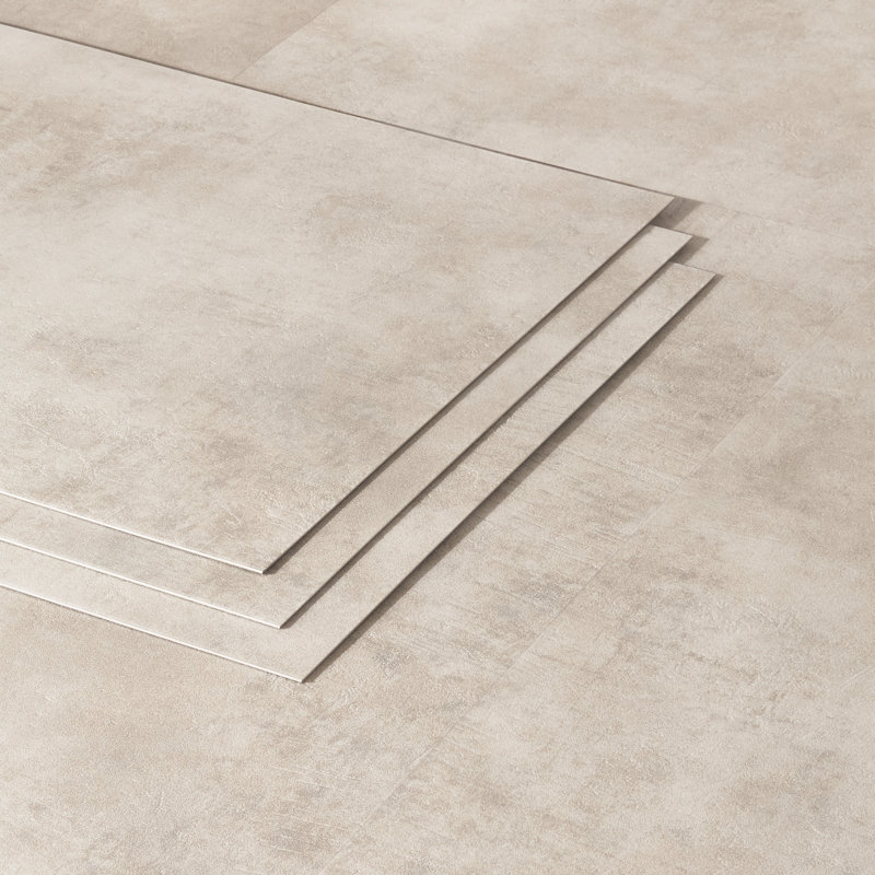 Carreaux de vinyle de luxe 18 po x 36 po x 2,5 mm Bond Tile Polaris (36 pieds carrés), Perle