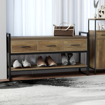 5 Pair Shoe Storage Bench