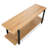 47"W Storage Bench with Metal Leg