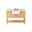 Meuble-lavabo simple 48 po avec dosseret Pelaghia-57367803