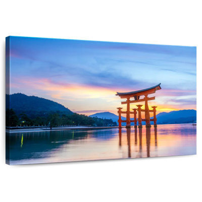 Coucher de soleil Lilie Itsukushima