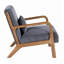 Fauteuil en velours côtelé Corduroy
