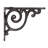 Jesup Scroll Wall Shelf Bracket-130181236