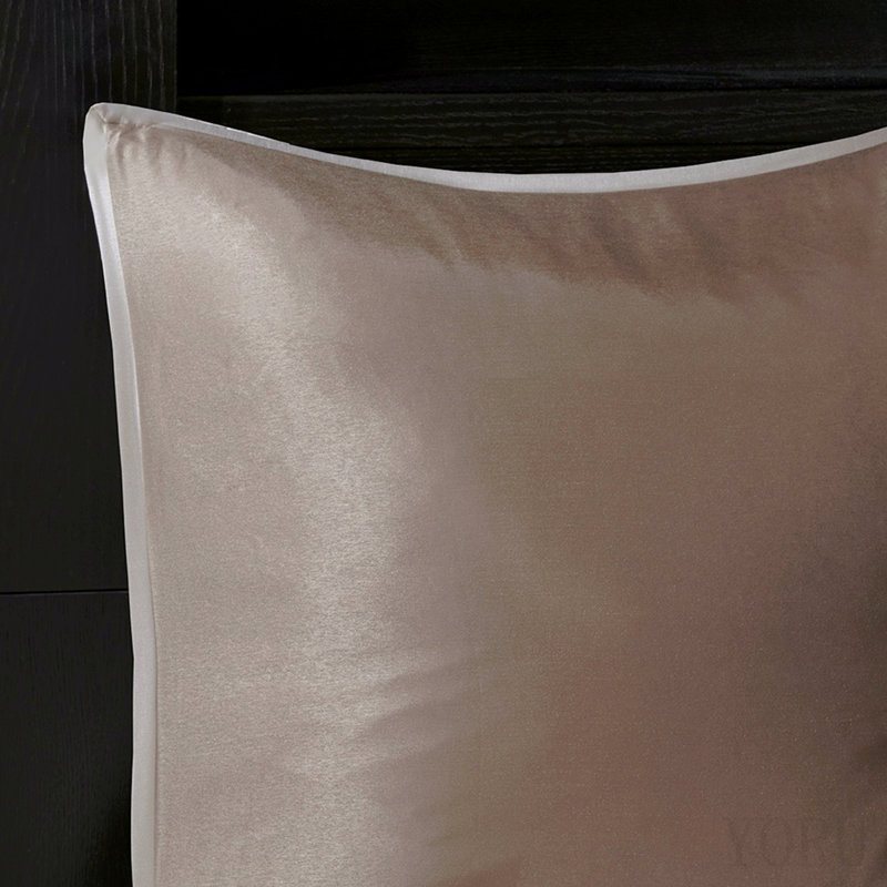 Ensemble d'édredon brodé 8 pièces très grand naturel, King Comforter + 7 Additional Pieces