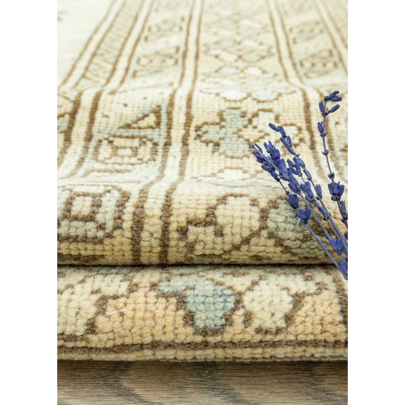 Tapis en laine à motif géométrique Asher