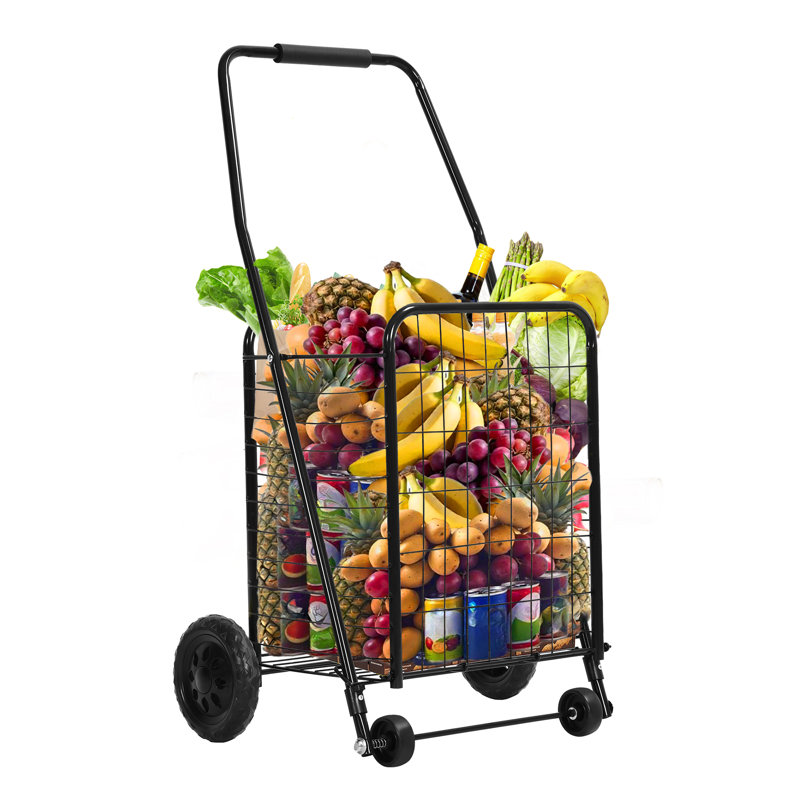Chariot utilitaire pliable avec roues H 40,3 po x l 19,6 po