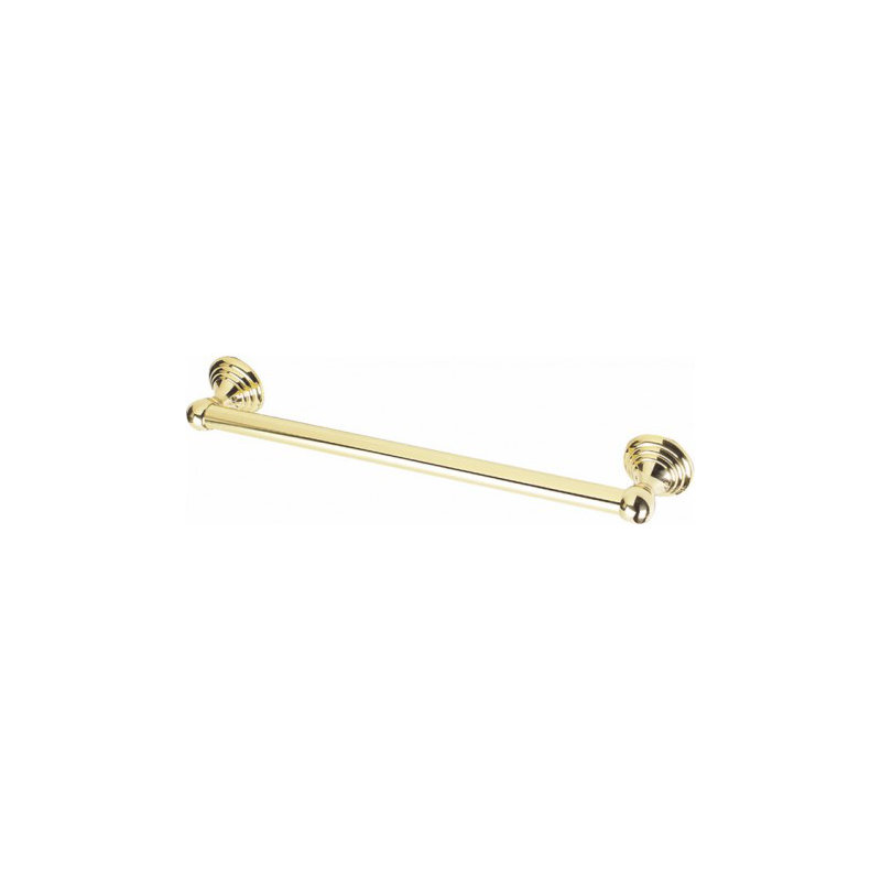 Embassy 24" Grab Bar, Polished Brass,  3.25" H x 26.5" L x 3.1" D