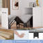 Armoire lit escamotable avec matelas escamotable Murphy