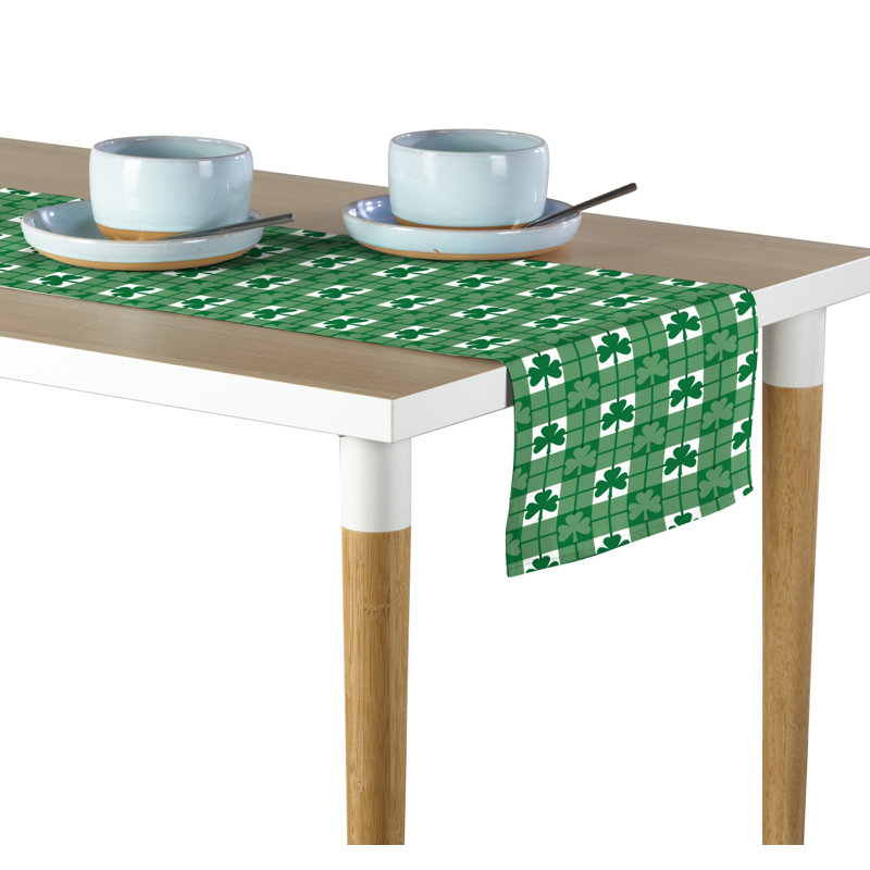 Evart Checkered Table Runner, 108" L x 14" W
