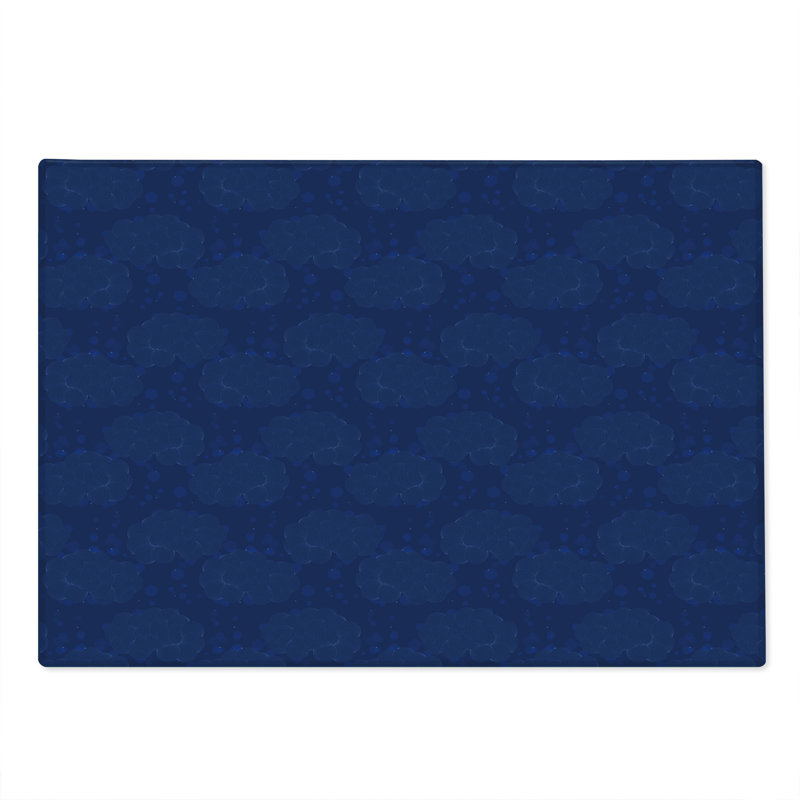 Planche à découper en verre bleu ciel East Urban Home, 15,5 po x 11,5 po