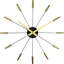 Plug Inn Metal Wall Clock-86638182