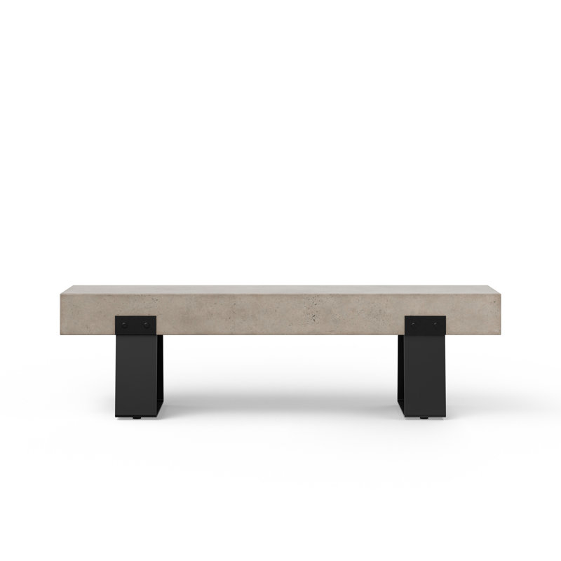 Banc d'extérieur en béton Kareen