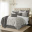 Ensemble de housse de couette en coton 3 pièces Indali Taupe-73673831