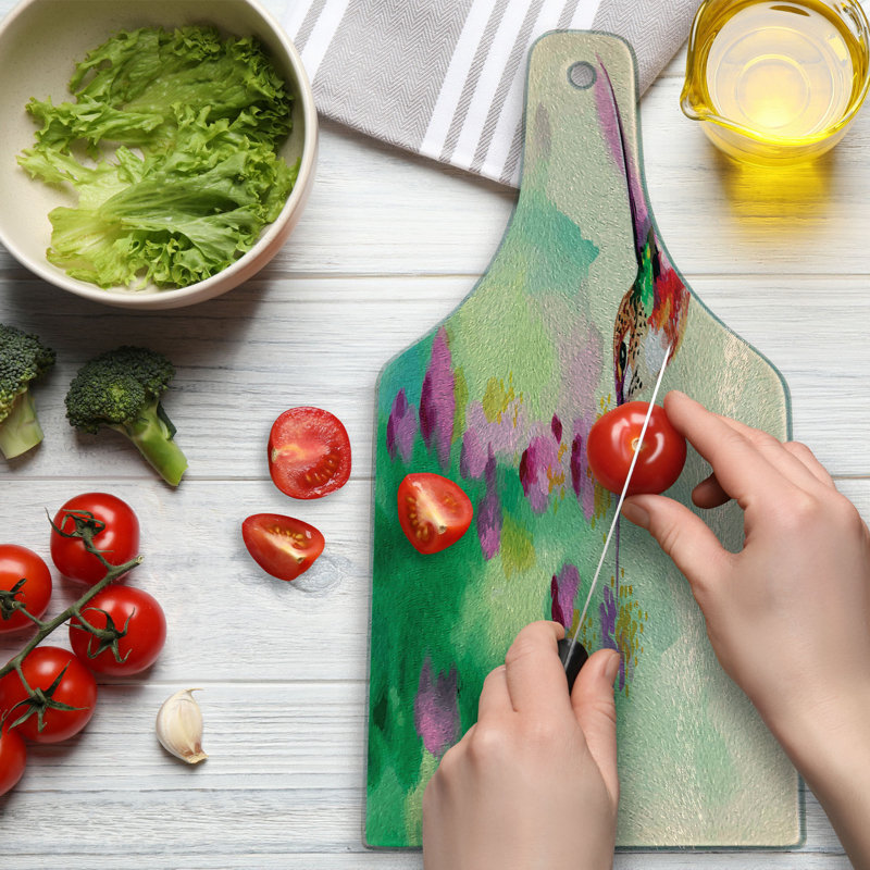 Planche à découper en verre trempé Ambesonne