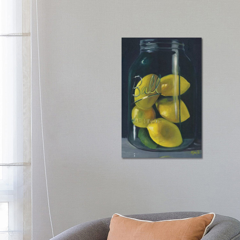 Lemons 1 Piece Wrapped Canvas Wall Art, 66.04 cm H x 45.72 cm W x 3.175 cm D