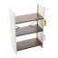 3-Tier Desktop Bookshelf Desk Organizer Bookshelf Storage Shelf With 2 Storage Boxes-51002380-50959230