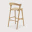 Bok bar stool - varnished oak-606666875