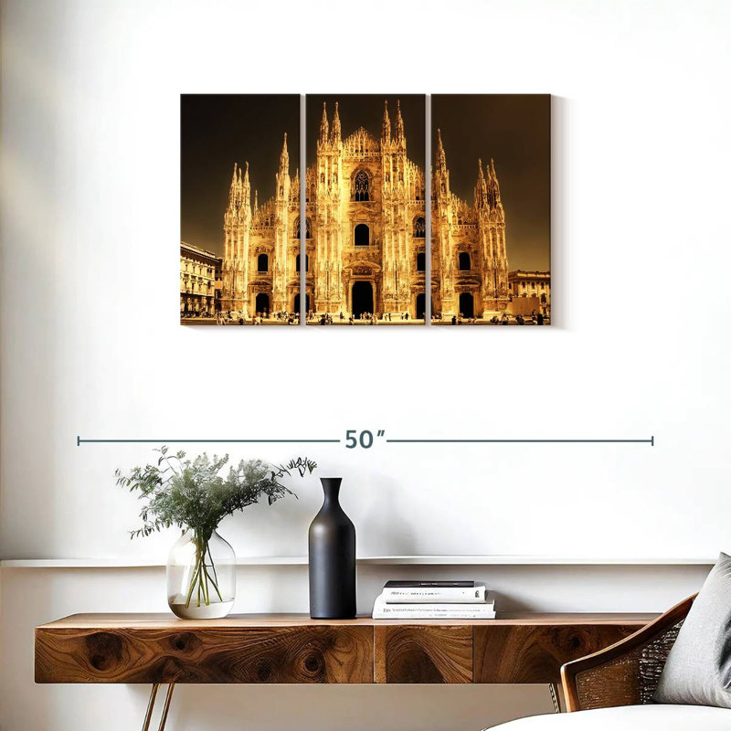 Sebbie Gothic Milan Cathedral, 20" H x 33" W
