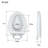 Elongated Toilet Seat for Potty Training